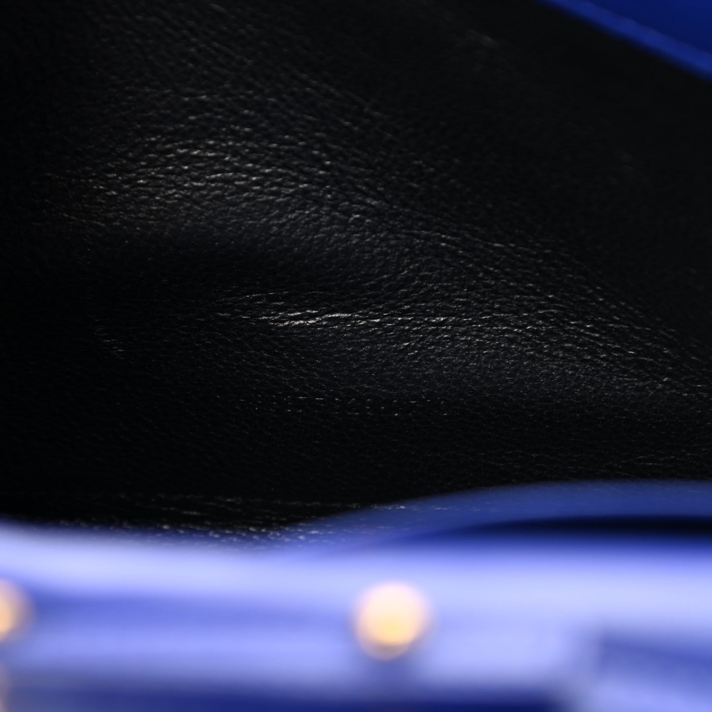 Patent Calfskin Monogram Kate Wallet On Chain Royal Blue