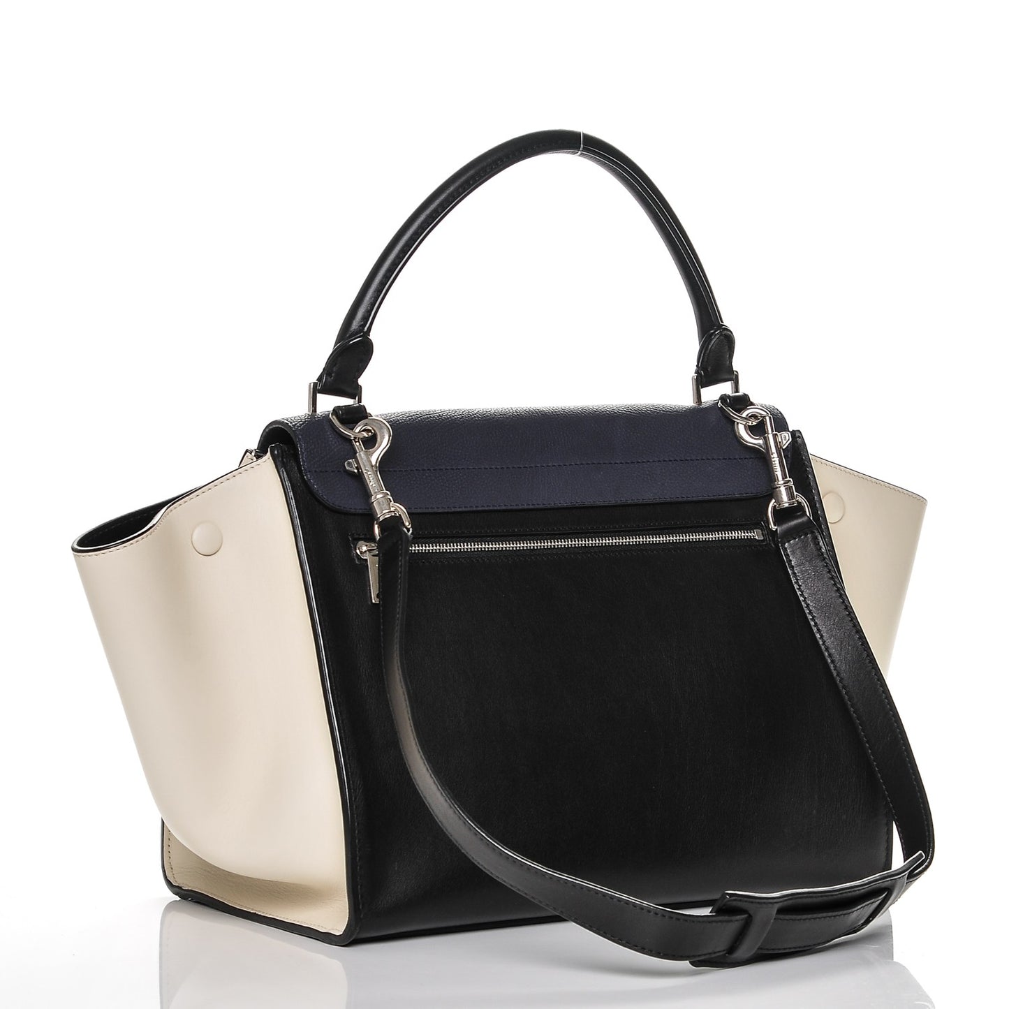 Velluto Calfskin Medium Tri-Color Trapeze