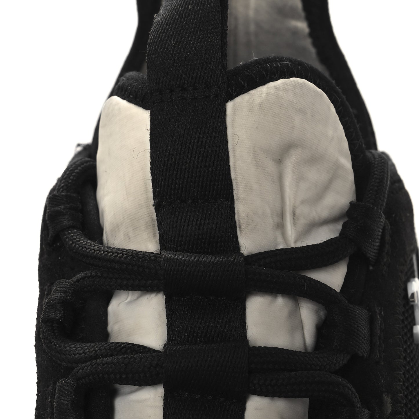 Velvet Calfskin Mixed Fibers CC Sneakers 40 Black