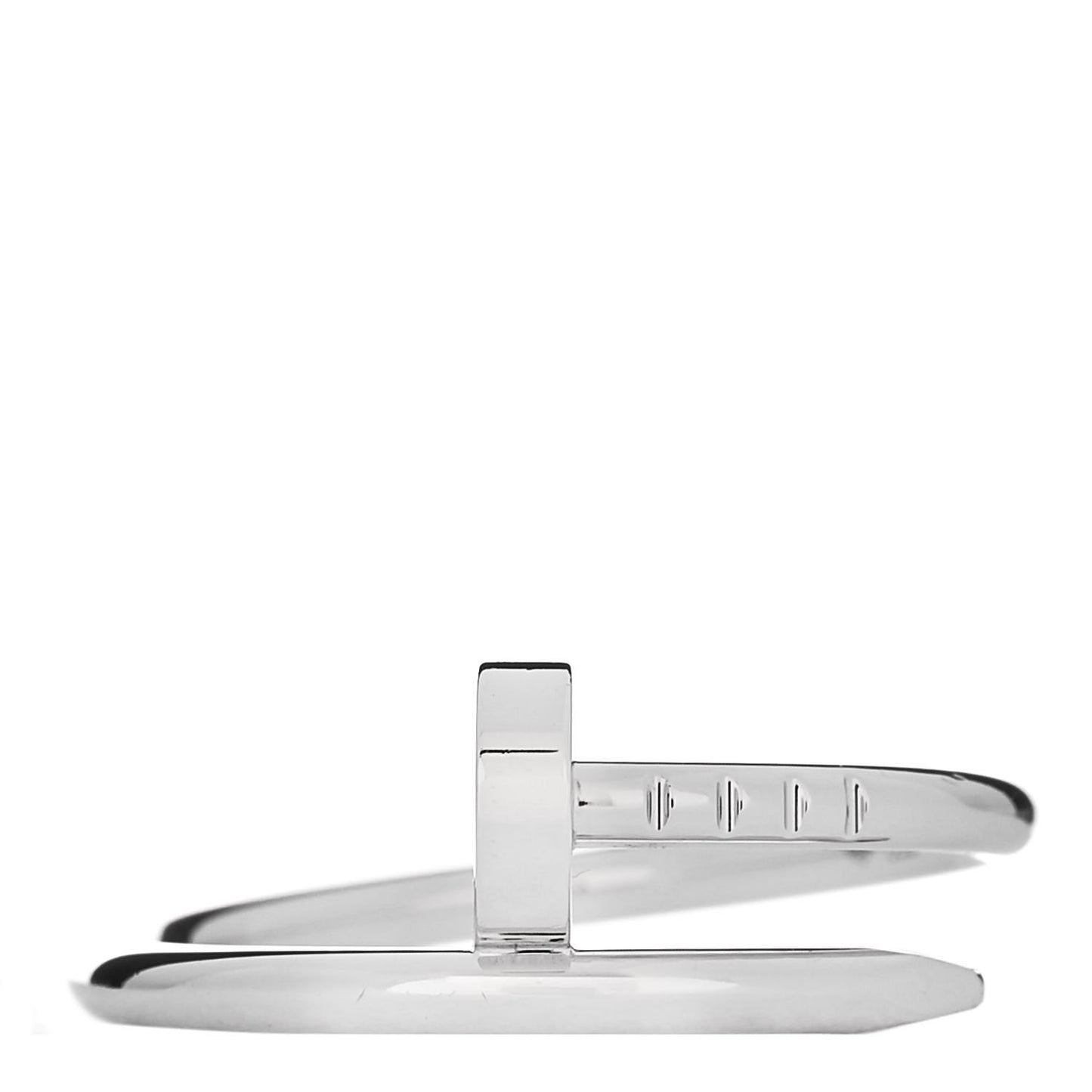 18K White Gold Small Juste Un Clou Ring 51 5.75