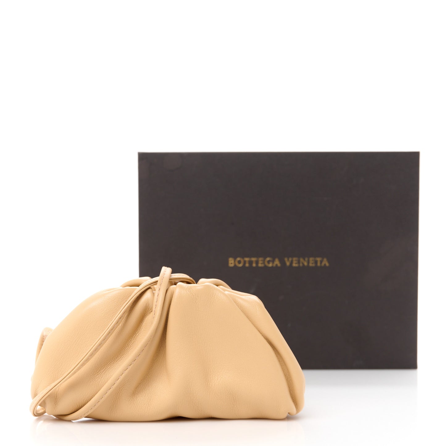 Butter Calfskin Coin Purse Almond