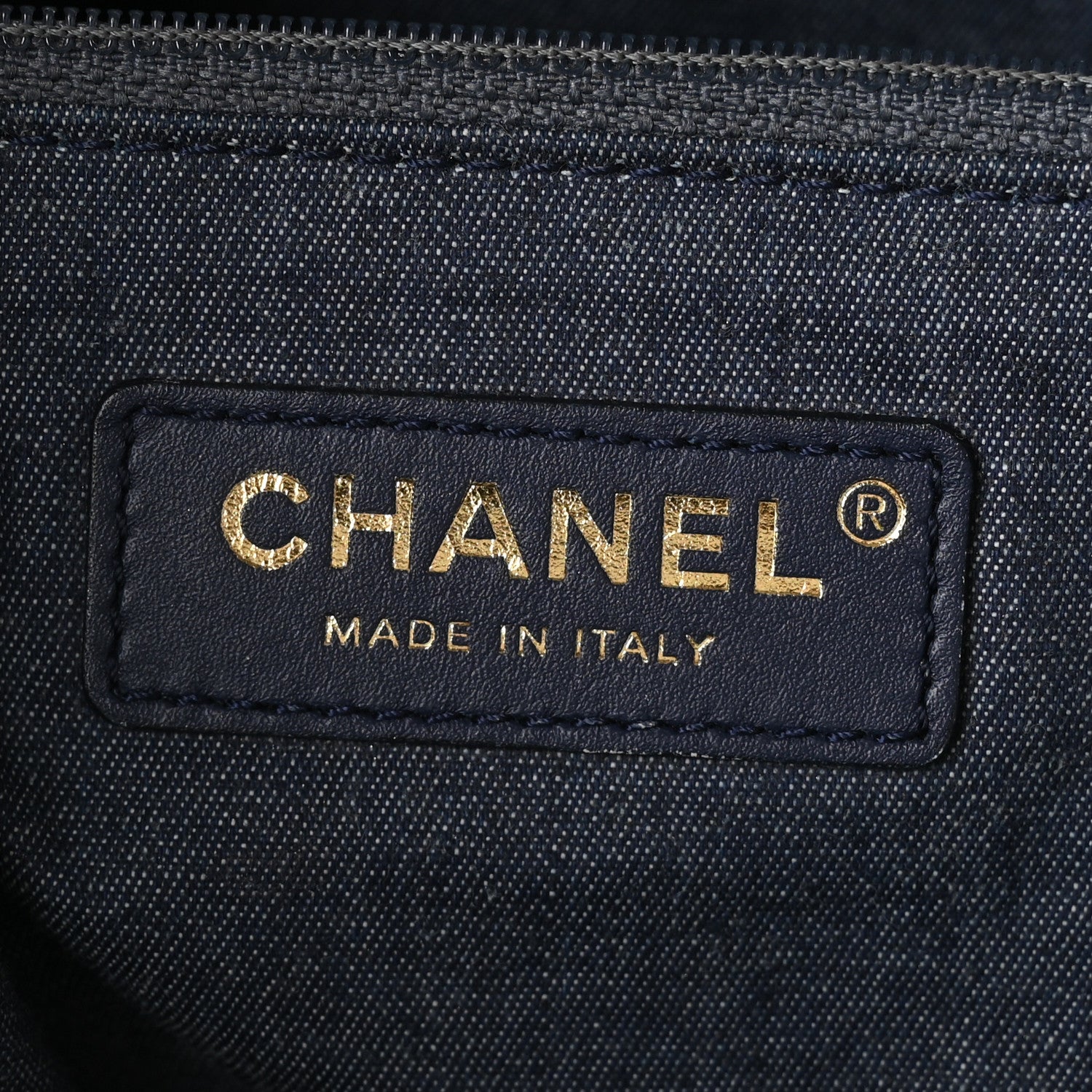 Chanel Calfskin Stitched CC Shopper Tote White 7 of 9