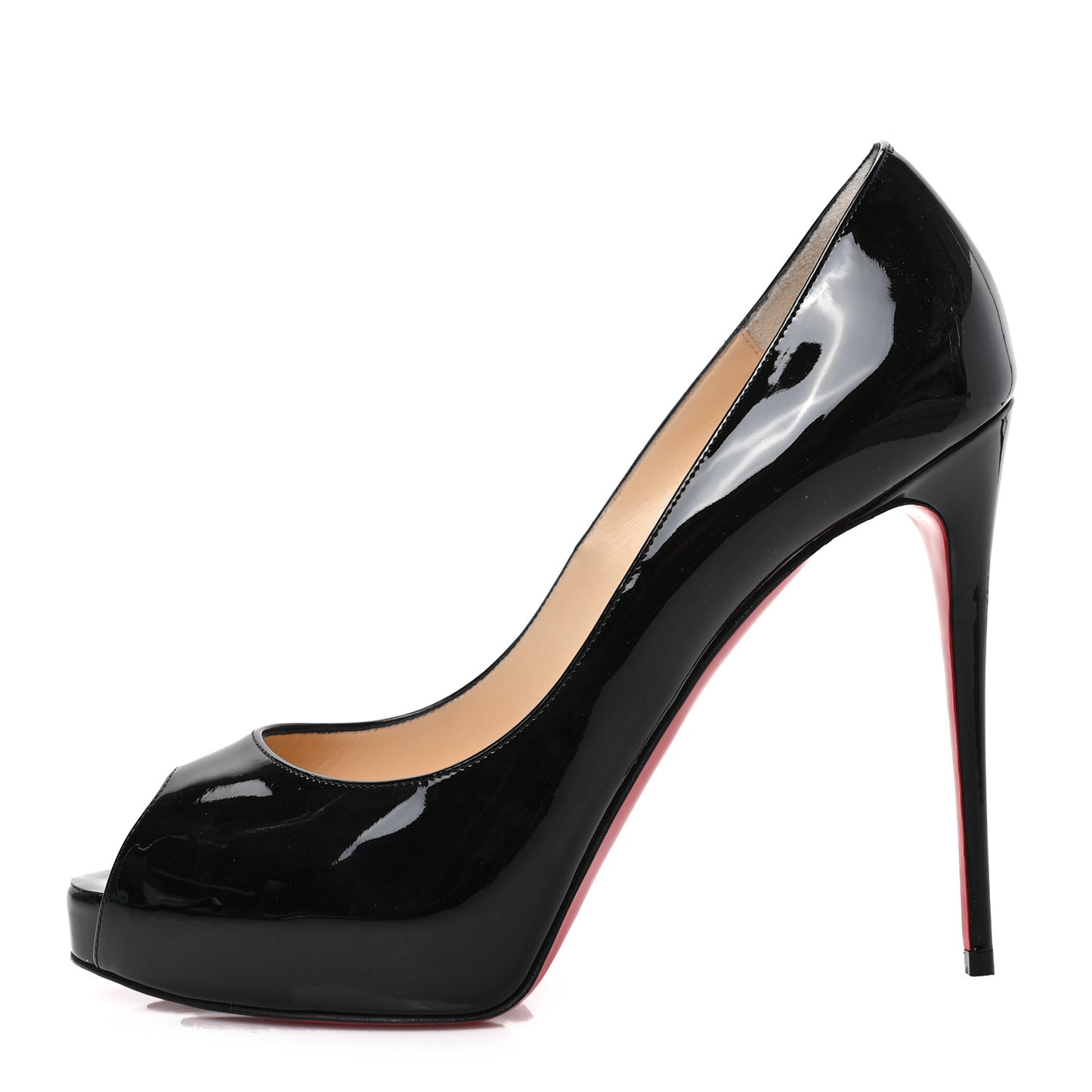 Patent New Very Prive 120 Pumps 40 Black Red