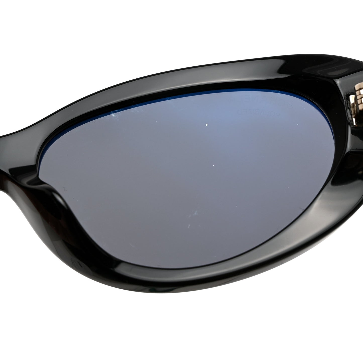 Acetate Oval Sunglasses 5515-A Black