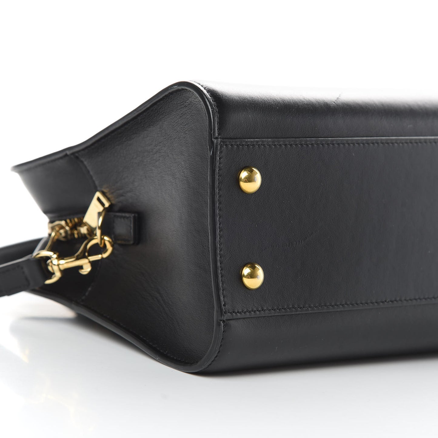 Calfskin Monogram Baby Cabas Black