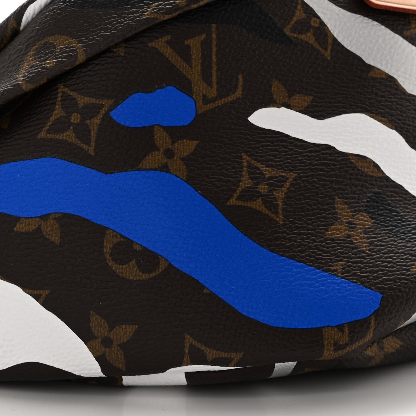 x LoL Monogram Bumbag Blue Silver