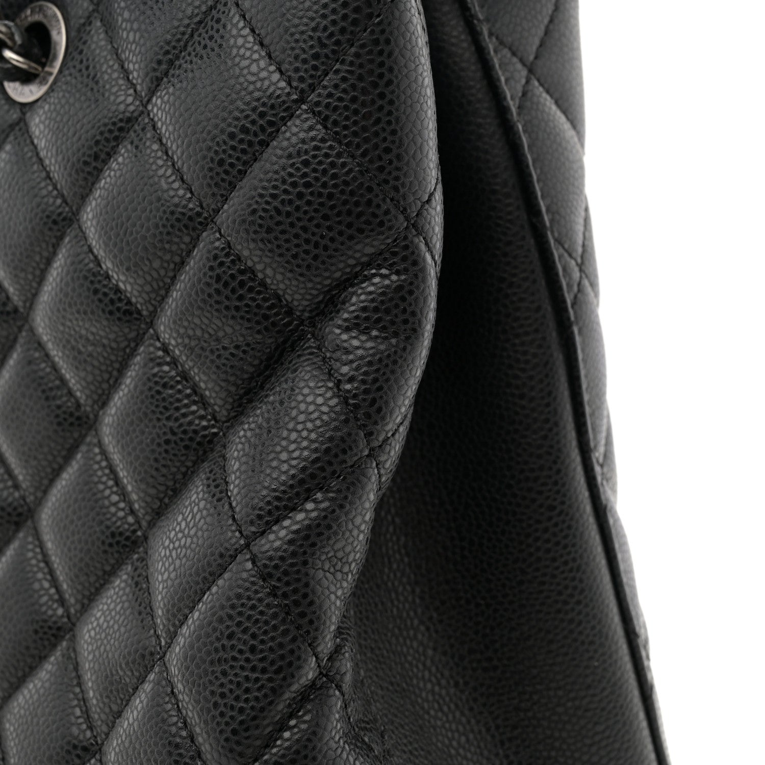 Chanel Caviar Quilted City Shopping Tote Black 11 of 13