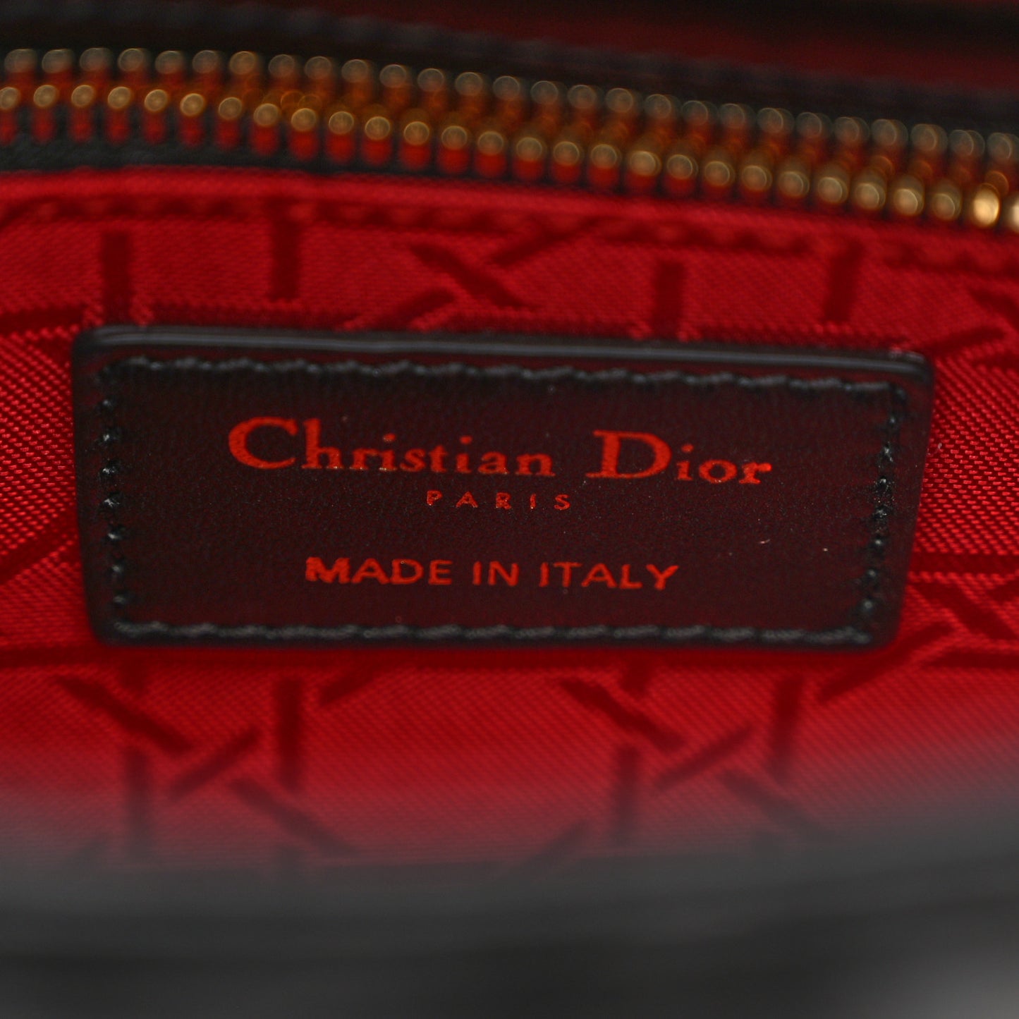 Lambskin Cannage Mini Lady Dior Black