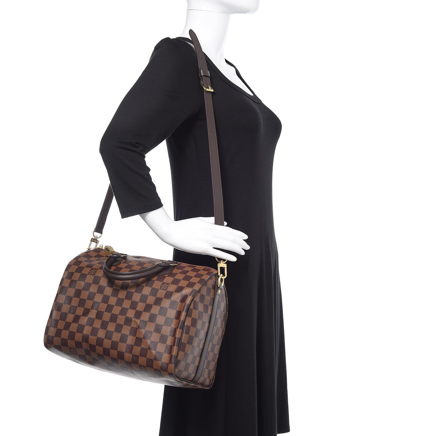 Damier Ebene Speedy Bandouliere 30