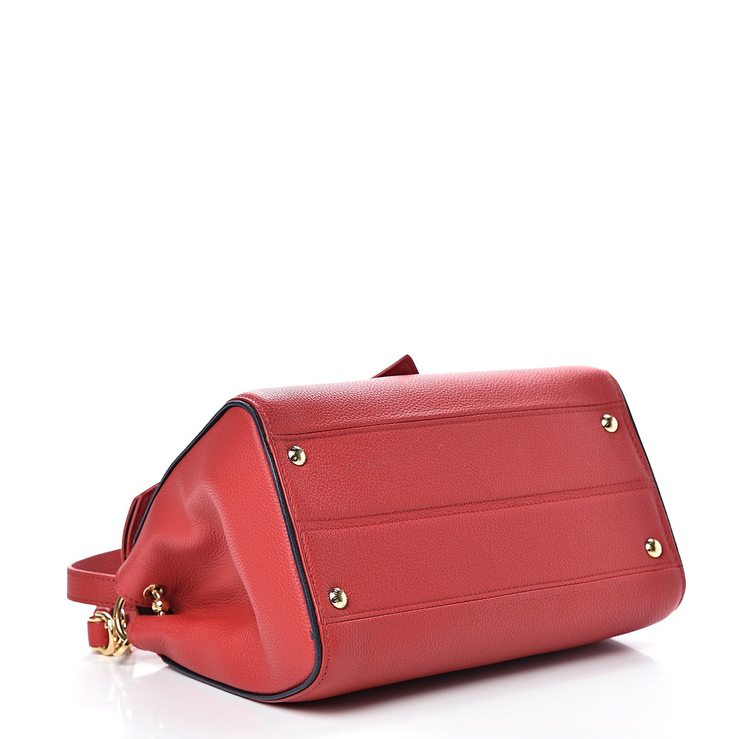 Grained Calfskin Monogram Double V Rubis