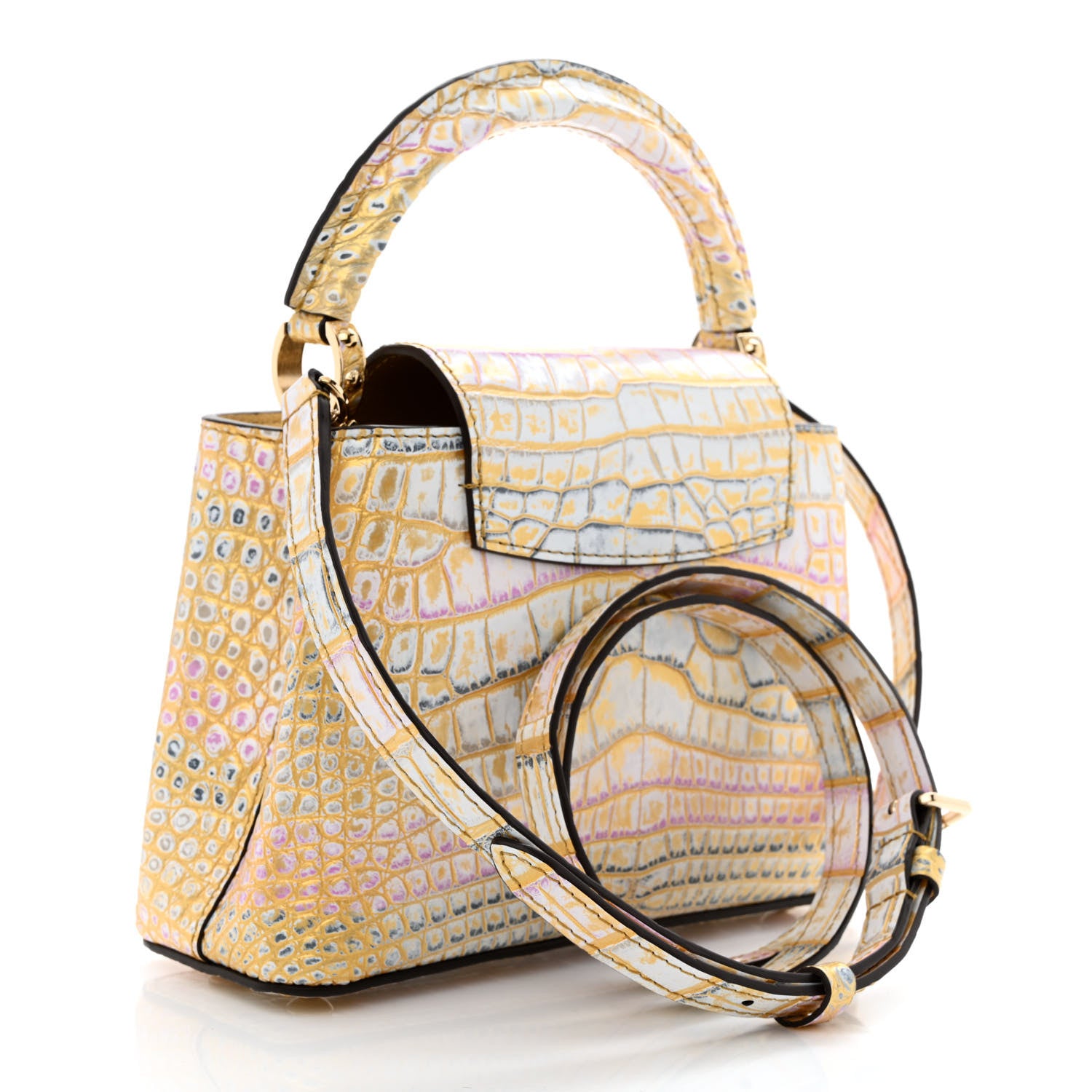 Louis Vuitton Alligator Mini Capucines Royal Garden 3 of 9