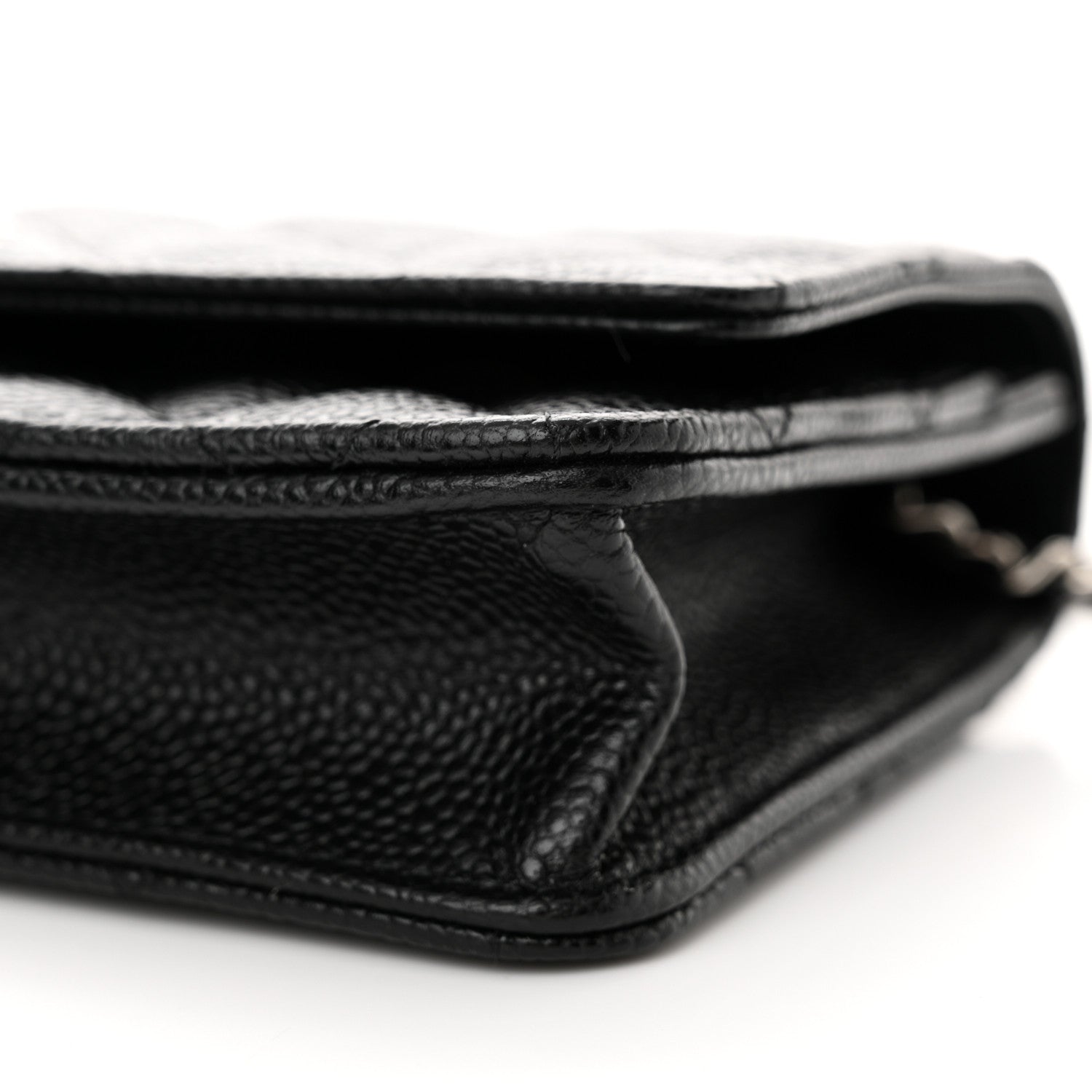 Chanel Caviar Quilted Wallet on Chain WOC Black 11 of 12
