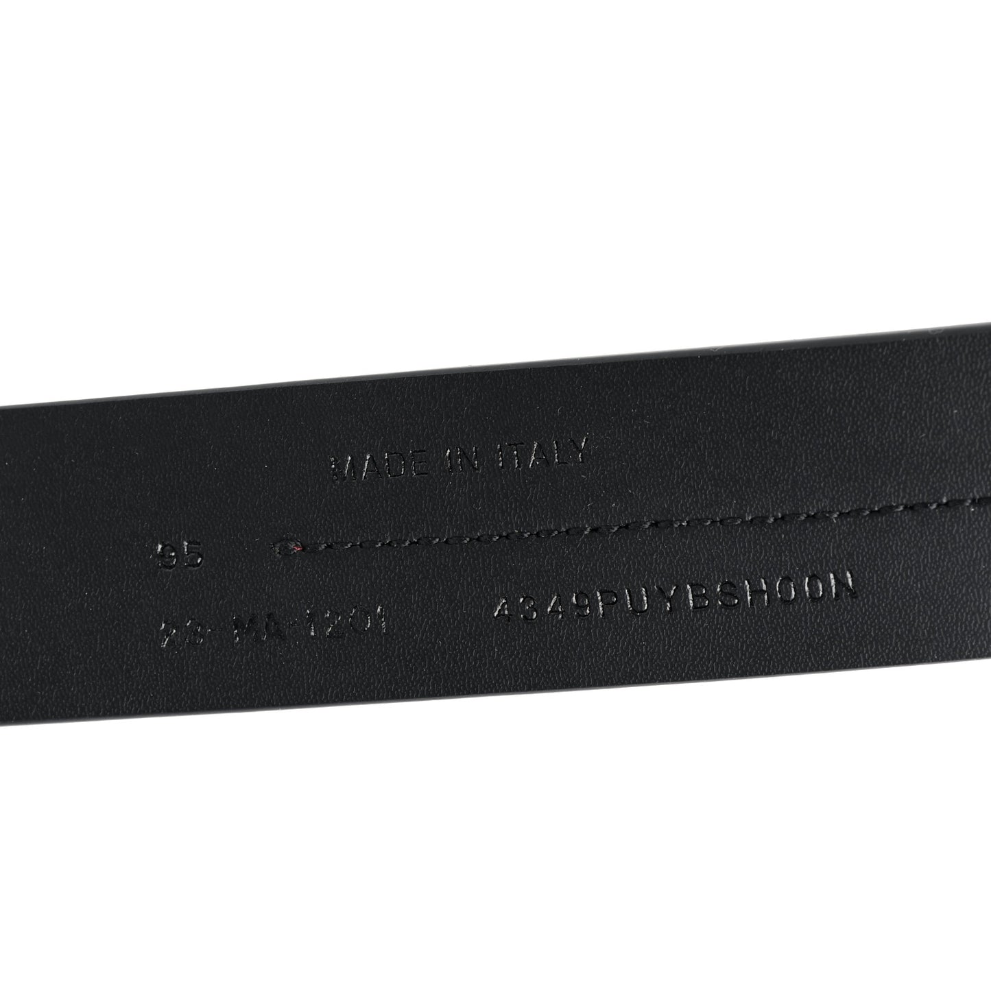 Calfskin Dior Homme 30mm Belt 95 38 Black