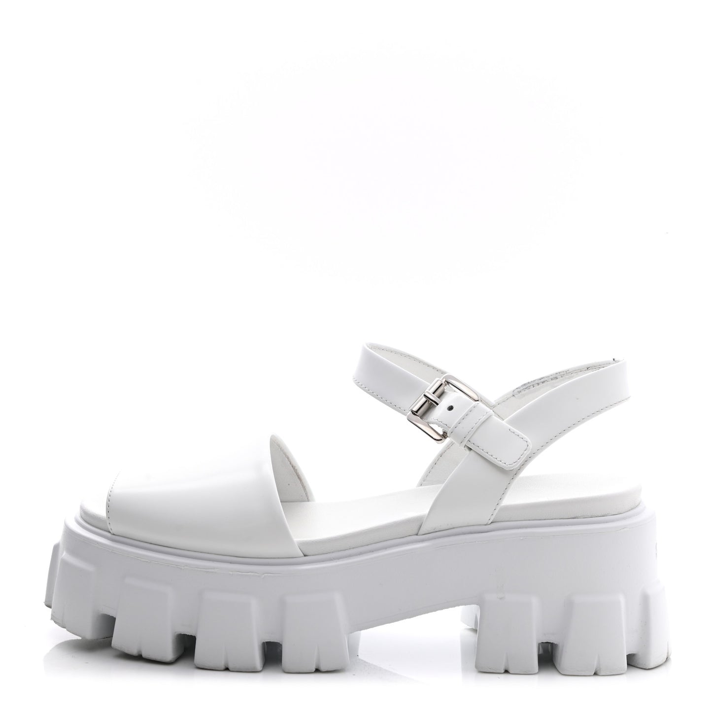 Spazzolato Monolith 55mm Sandals 35 White