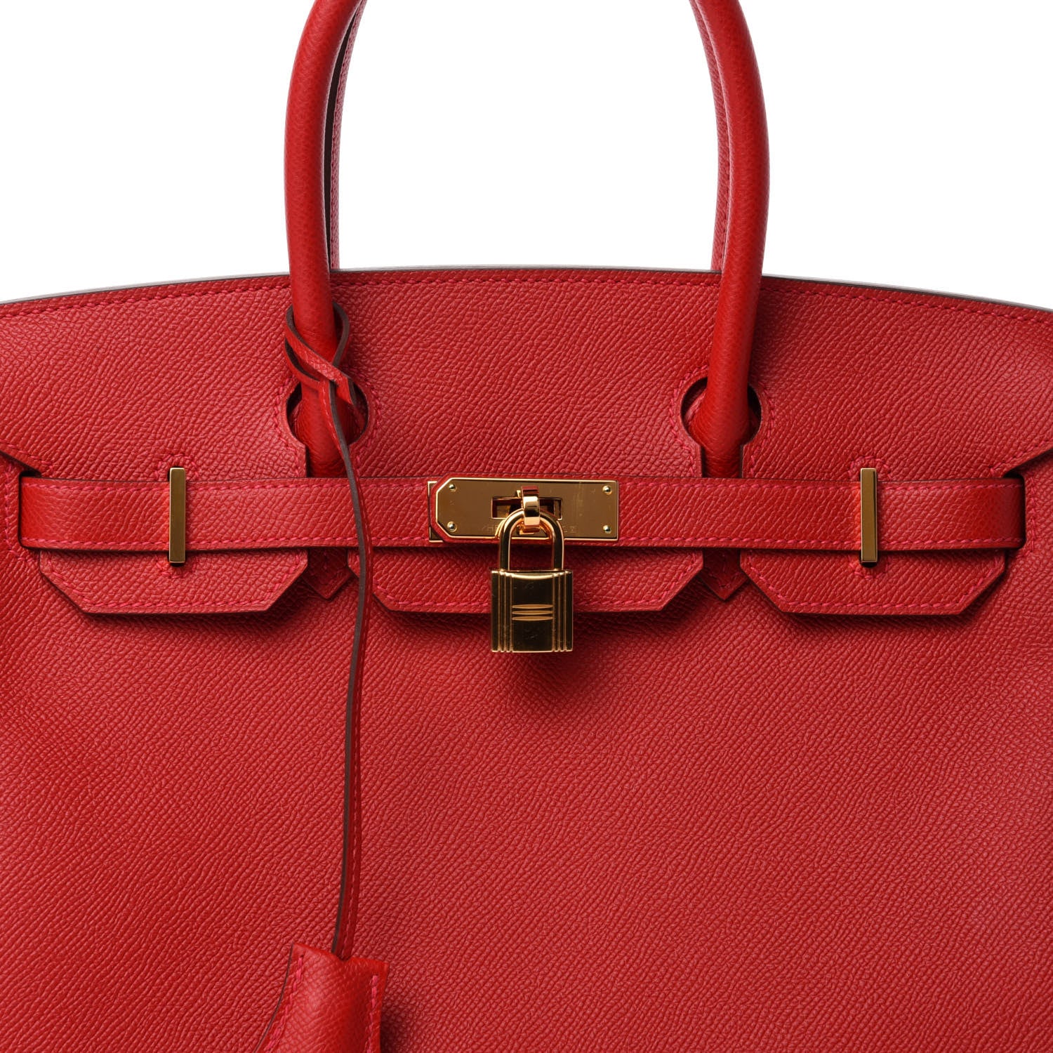Hermes Epsom Birkin 30 Rouge Casaque 10 of 11