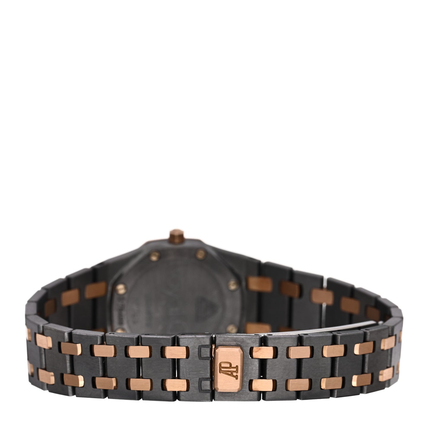 Tantalum 18K Rose Gold 25mm Royal Oak Quartz Watch Grey 66270TR