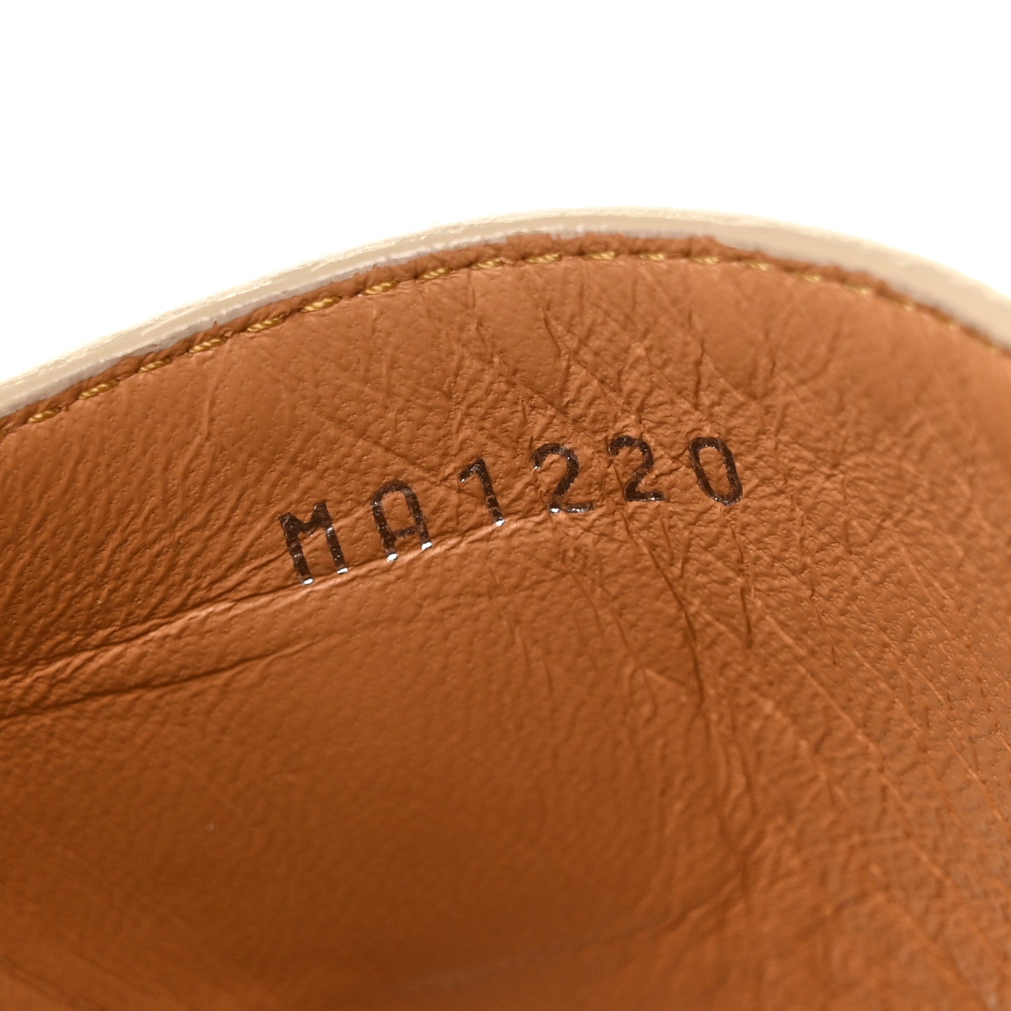 Damier Azur Vachetta Lock Flat Mule 37