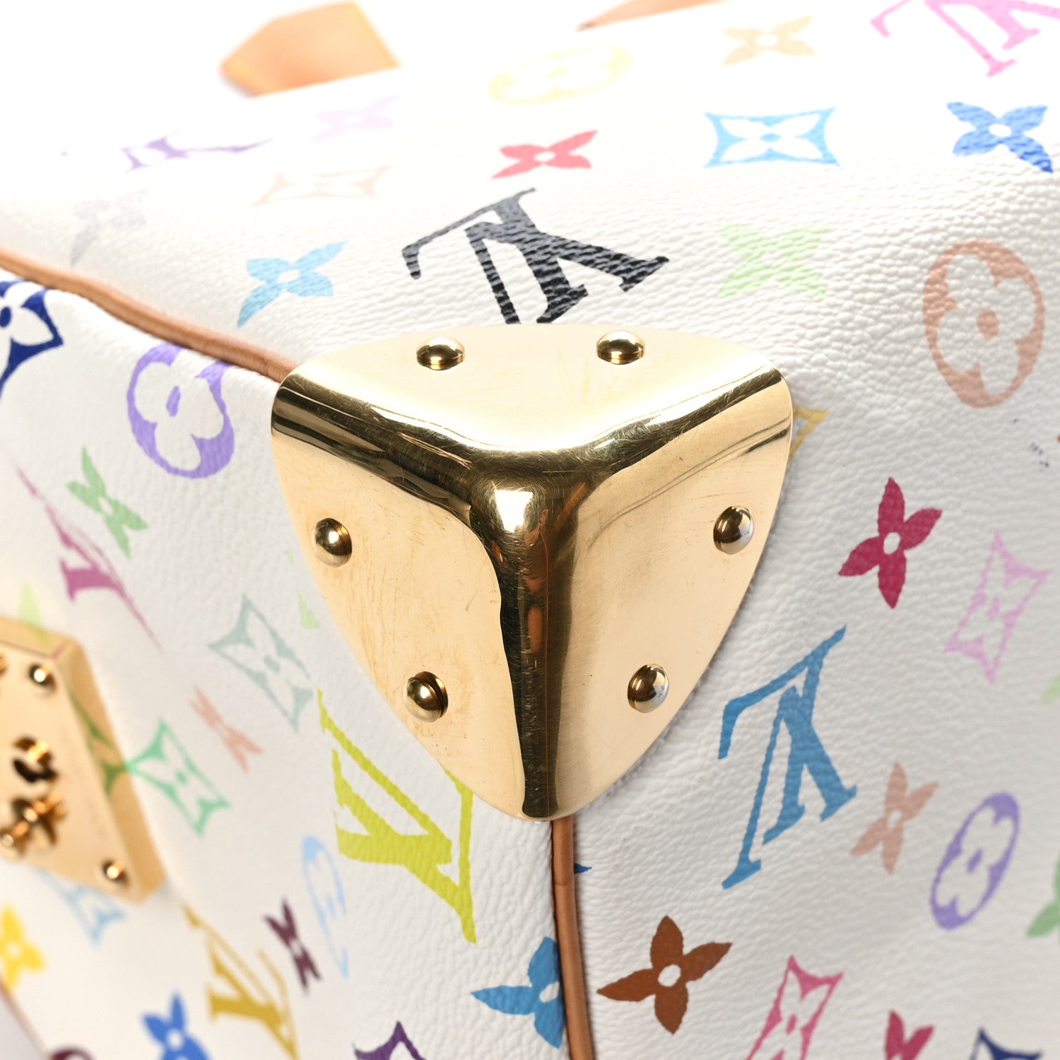 Louis Vuitton Monogram Multicolor Speedy 30 White 9 of 12