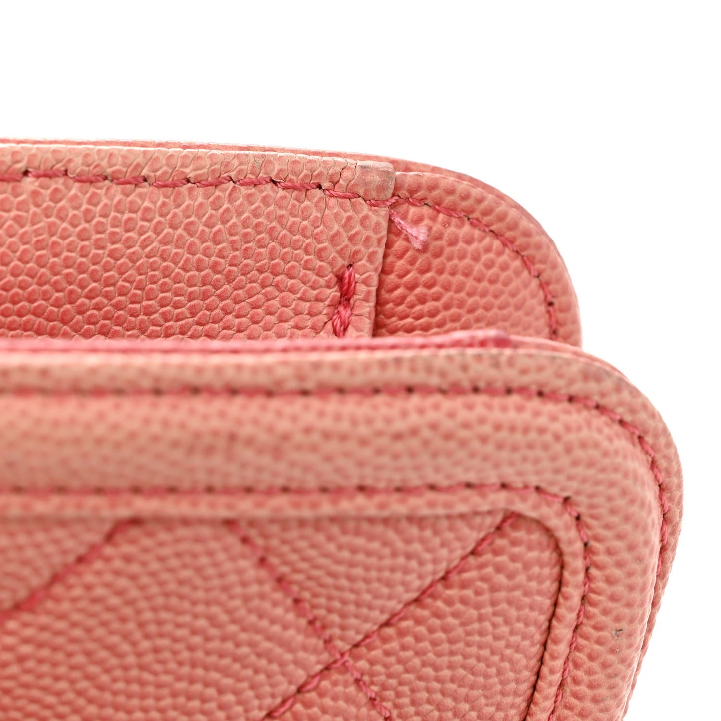 Caviar Quilted Sunset On The Sea Waist Bag Coral