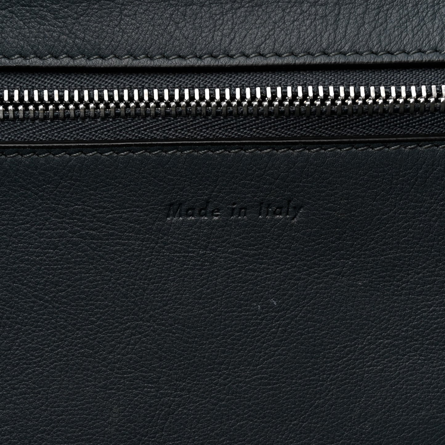 Supple Grained Calfskin Medium Big Bag Slate