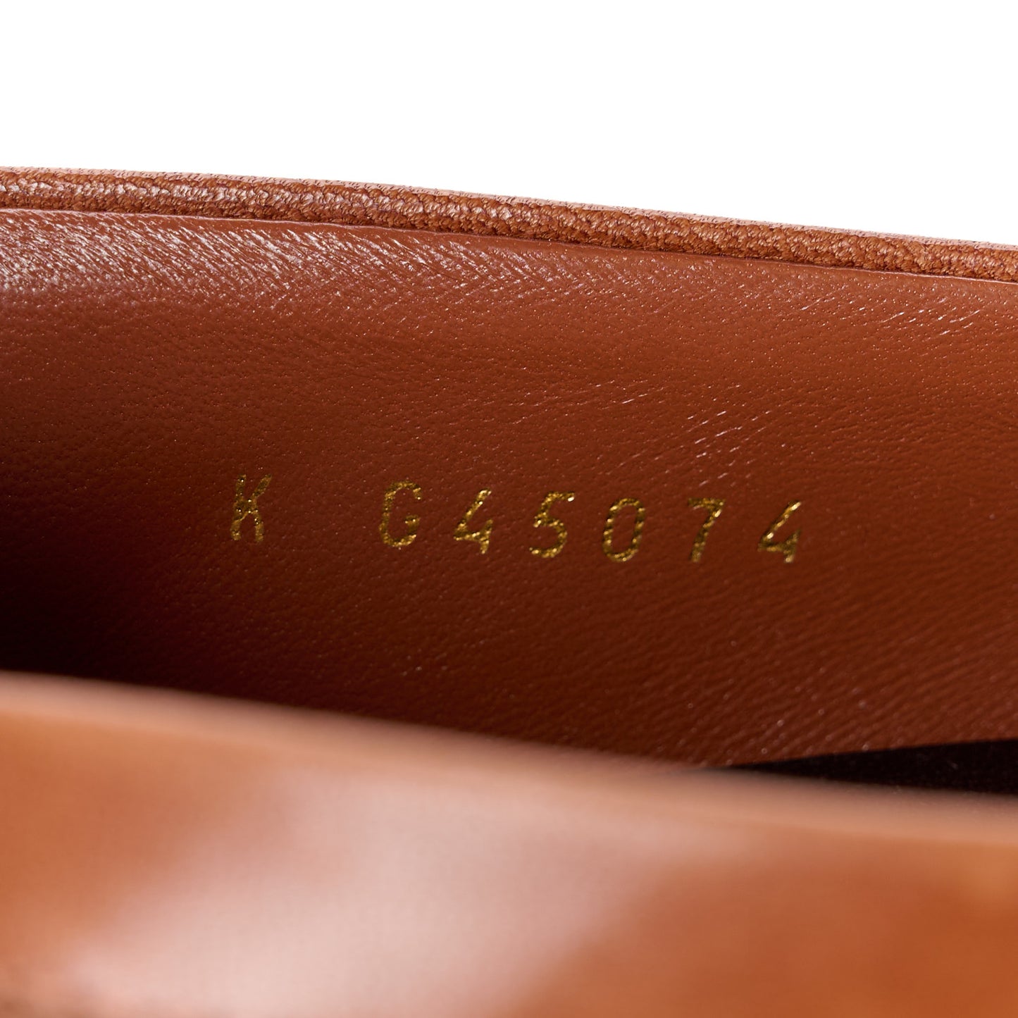 Calfskin Quilted CC Mocassin Loafers 36.5 Light Brown