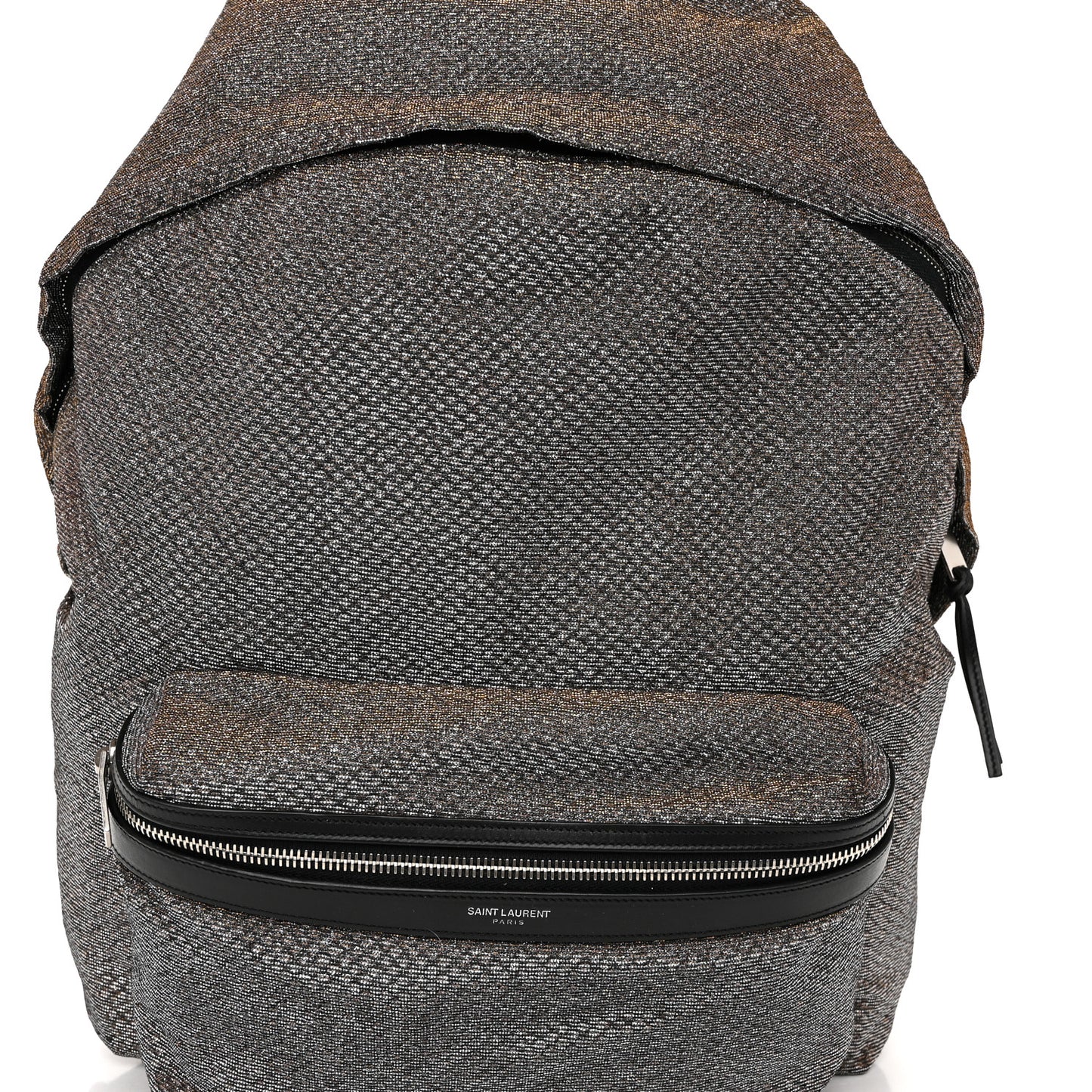 Glitter Canvas City Backpack Bronze