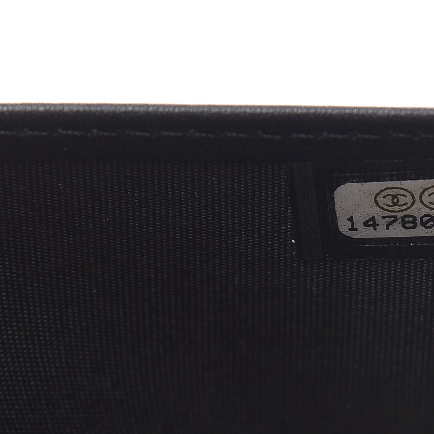 Calfskin Diamond Stitched Wallet Black
