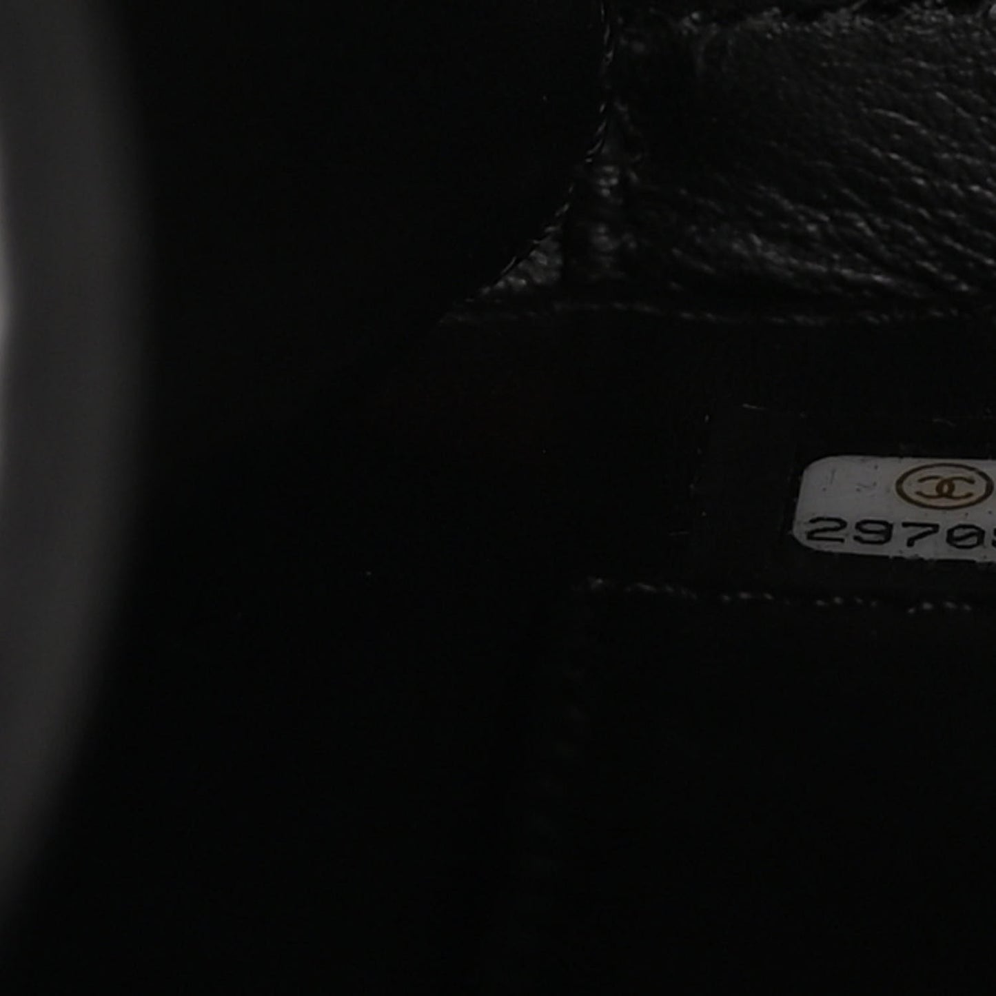 Caviar Quilted Small CC Filigree Vanity Case Beige Black