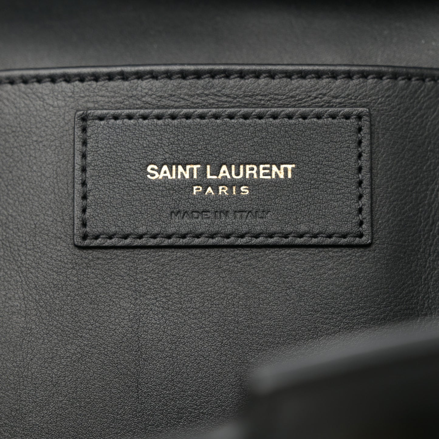 Calfskin Small Classic Y Cabas Black