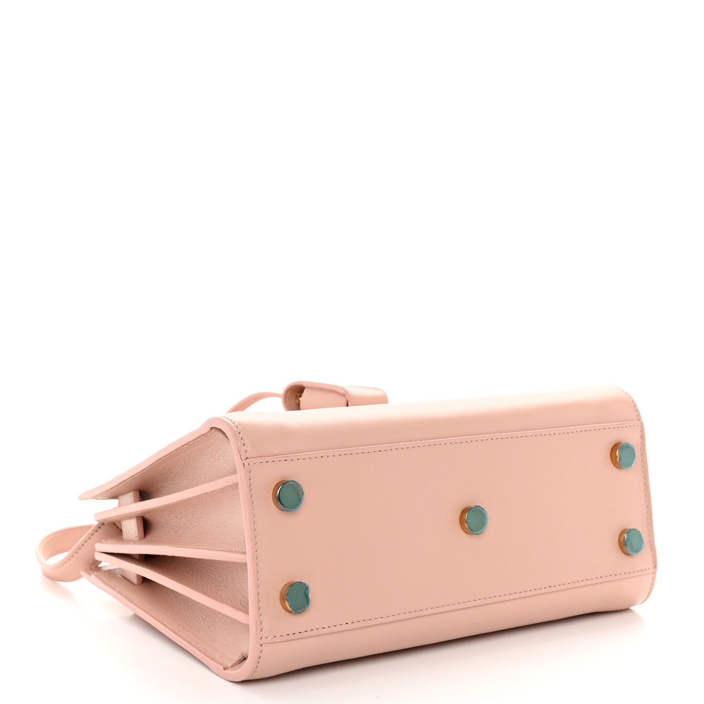 SAINT LAURENT Calfskin Nano Sac De Jour Pale Pink
