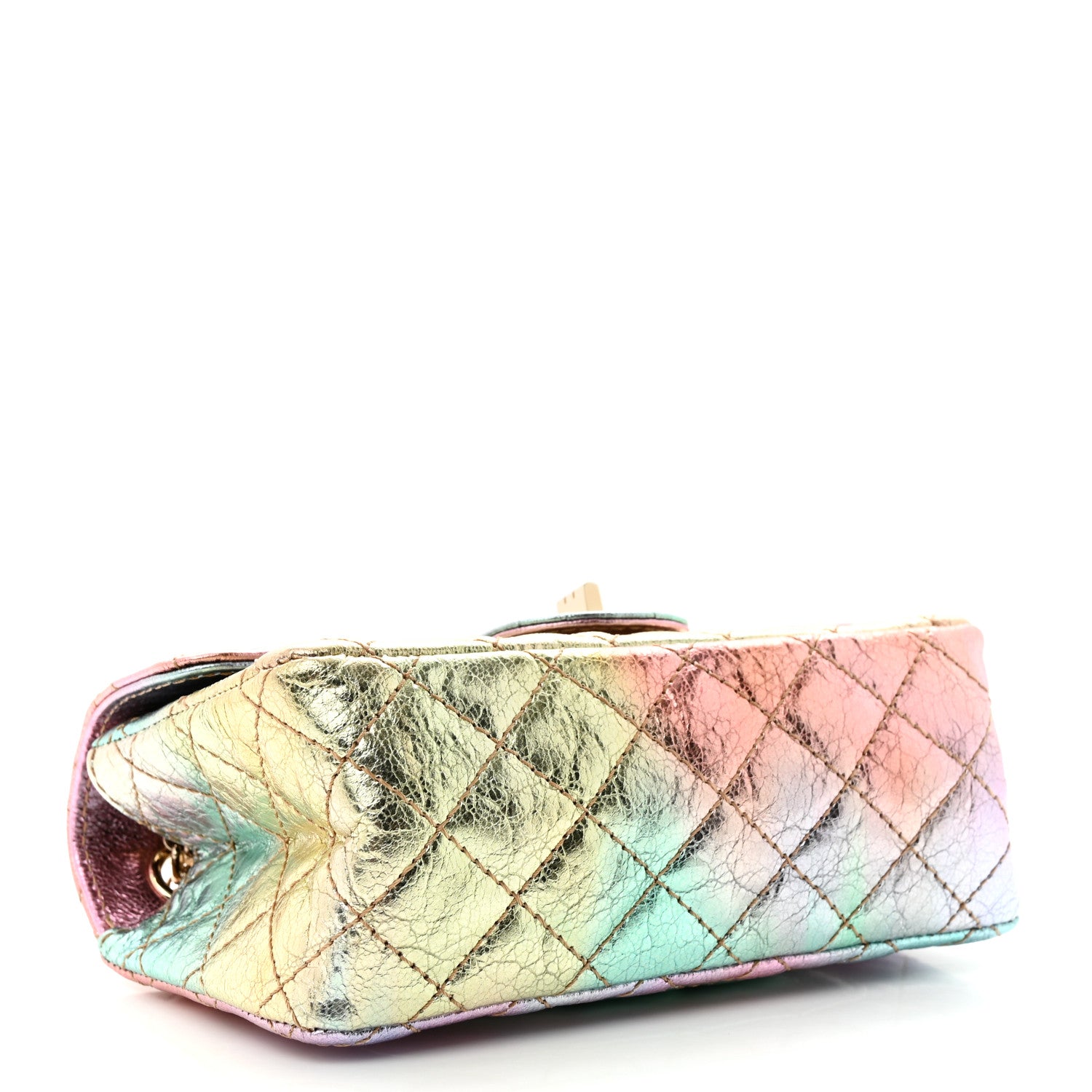 Chanel Metallic Goatskin Quilted Mini 2.55 Reissue Flap Multicolor 4 of 11