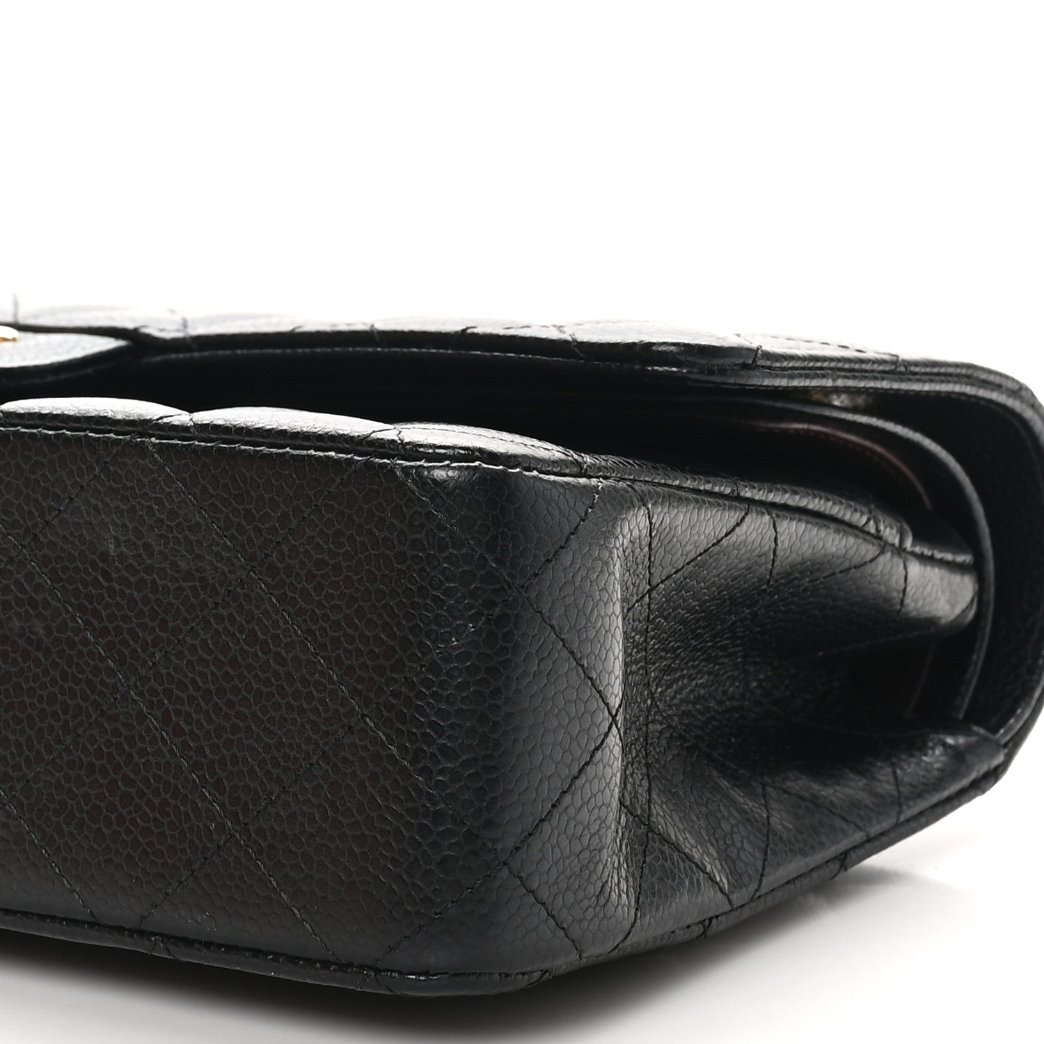 Chanel Caviar Quilted Medium Double Flap Black 10 of 11