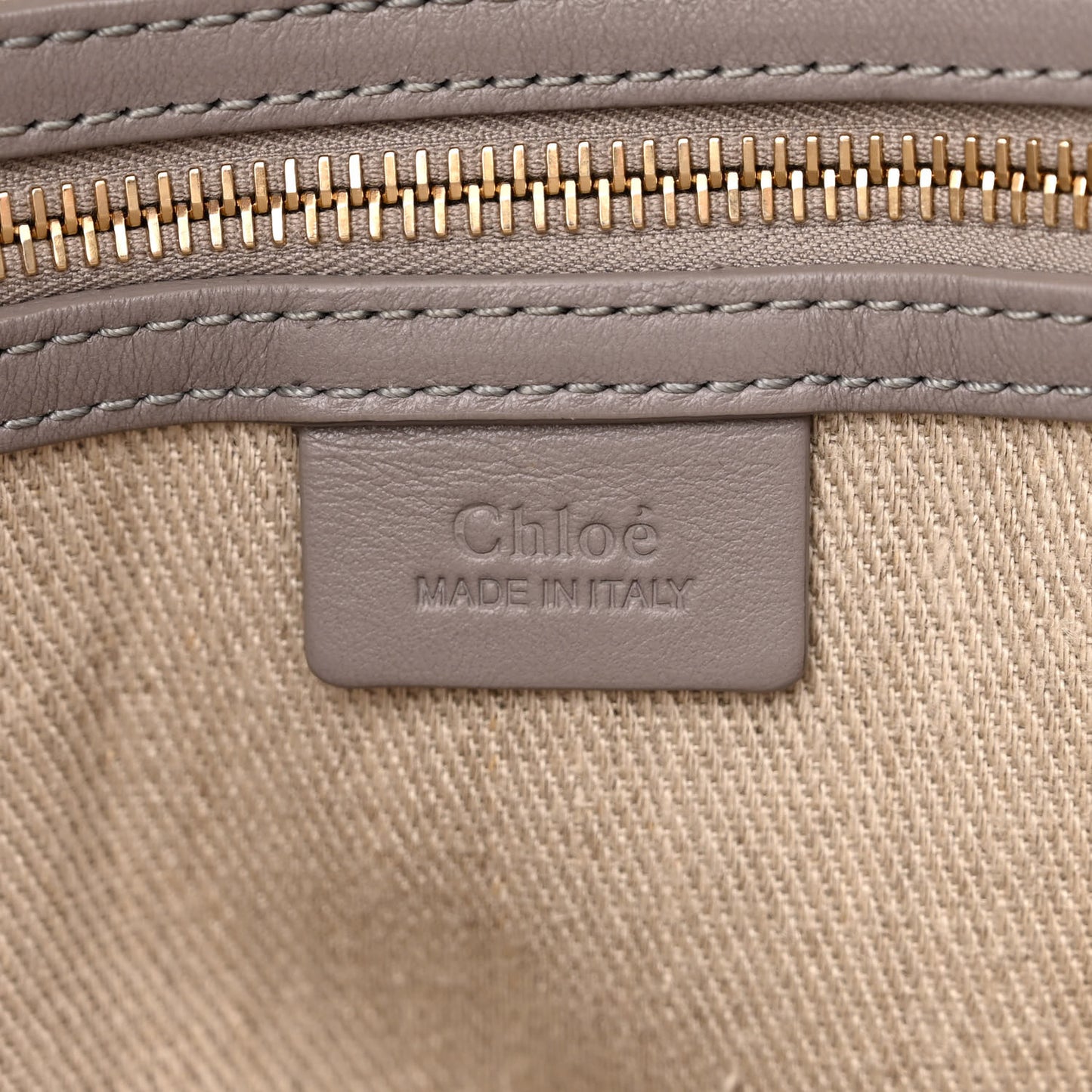 Calfskin Judy East West Tote Cashmere Grey