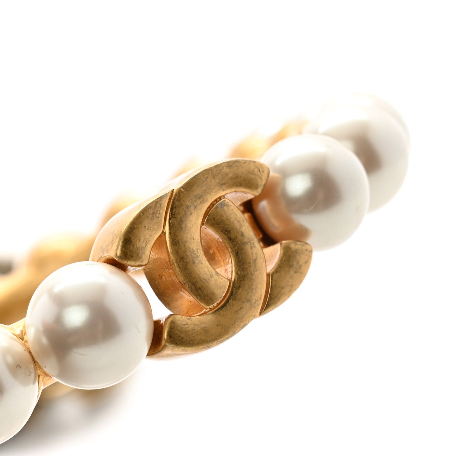 Chanel Lambskin Quilted Pearl Crown Clutch With Chain Black 14 of 15