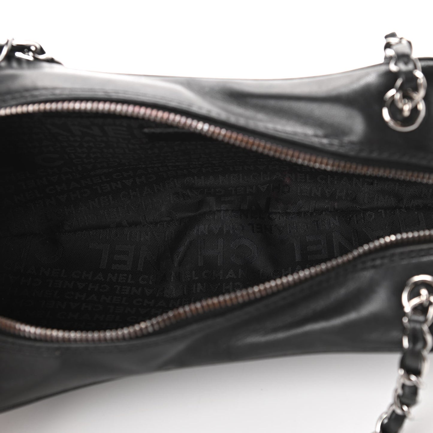 Lambskin Small Tassel Shoulder Bag Black