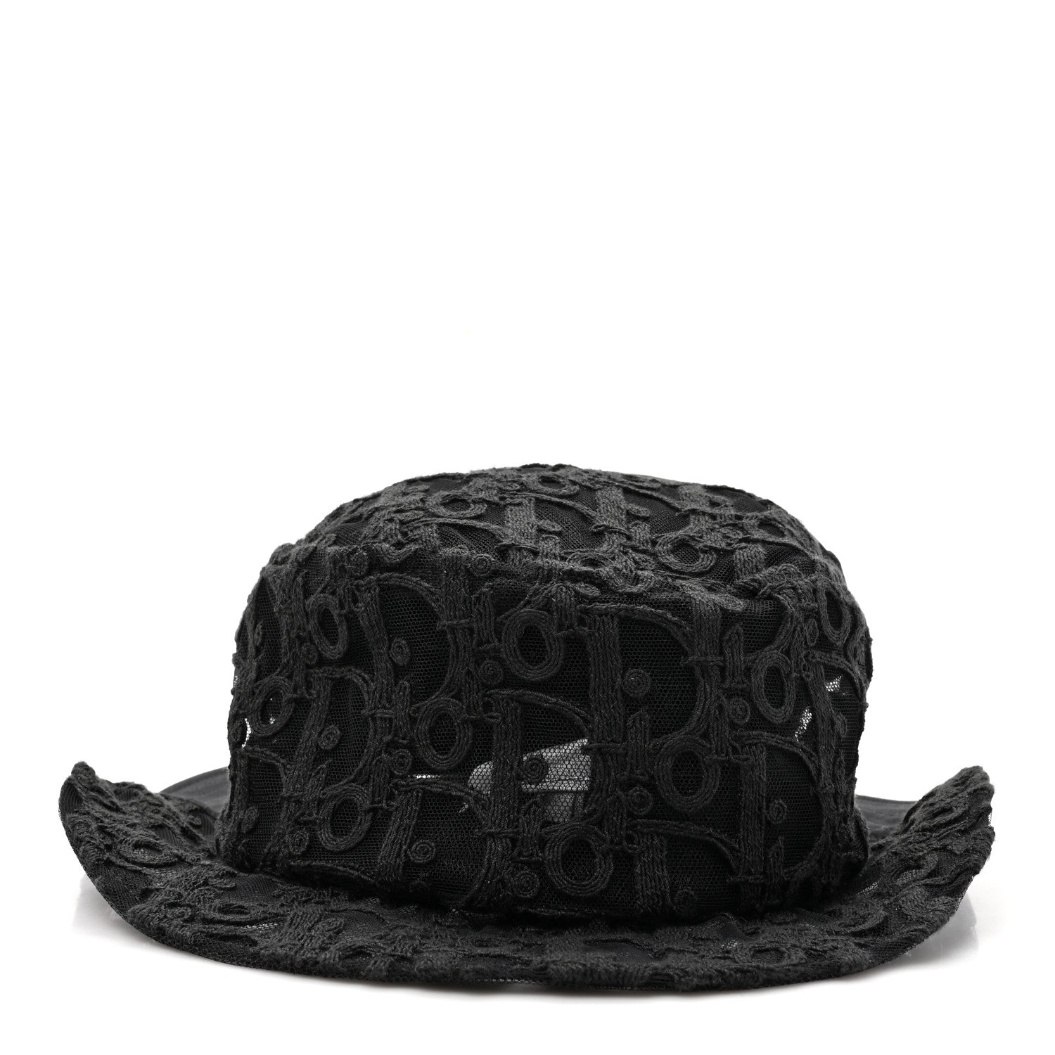 Christian Dior Oblique Woven B Dior Bucket Hat L Black 5 of 8