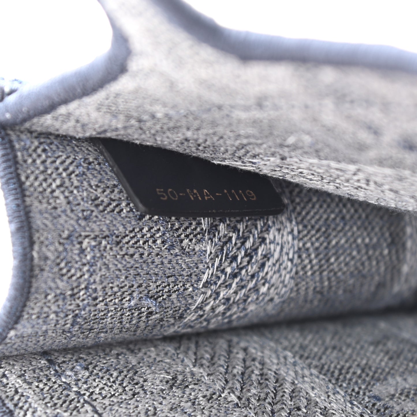 Oblique Denim Mini Book Tote Blue