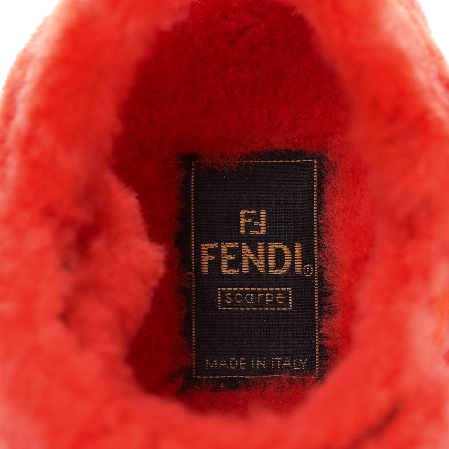 Shearling FF Fendi Feel Sandals 37 Georgia Scuro 37