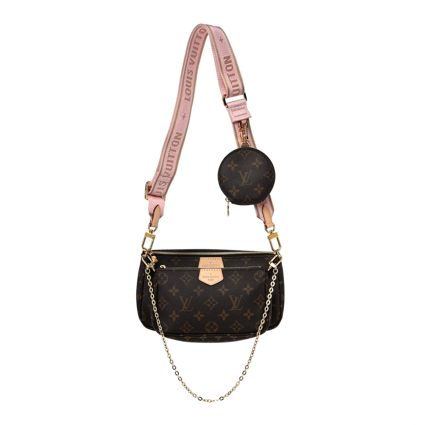 Monogram Multi Pochette Accessories Rose Clair