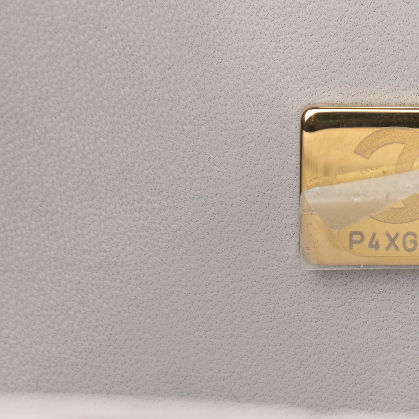 Caviar Quilted Jumbo Double Flap Grey