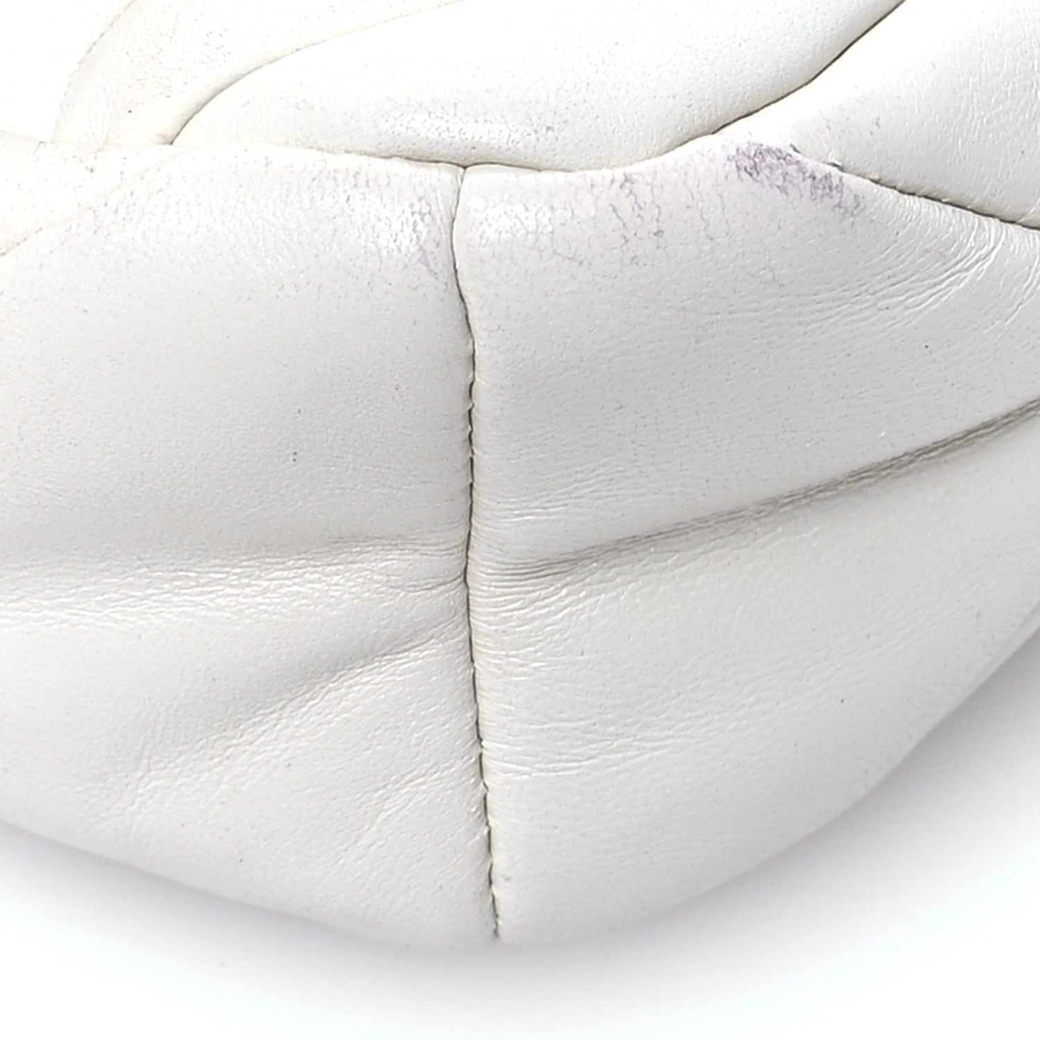 Prada Nappa Re-Nylon Triangle Quilted Patchwork System Flap Shoulder Bag White 8 of 12