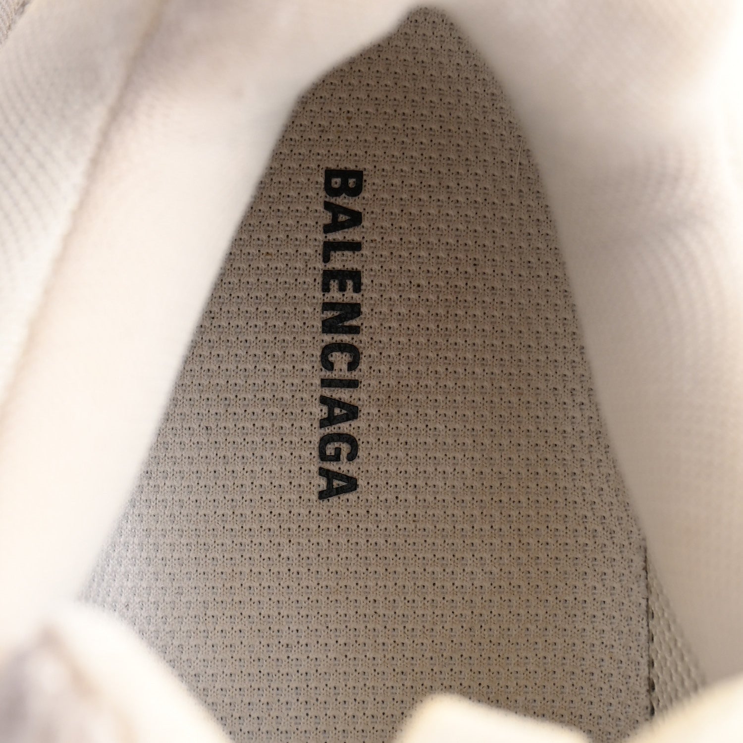 Balenciaga Fabric Mesh Womens Triple S Sneakers 38 White 8 of 10