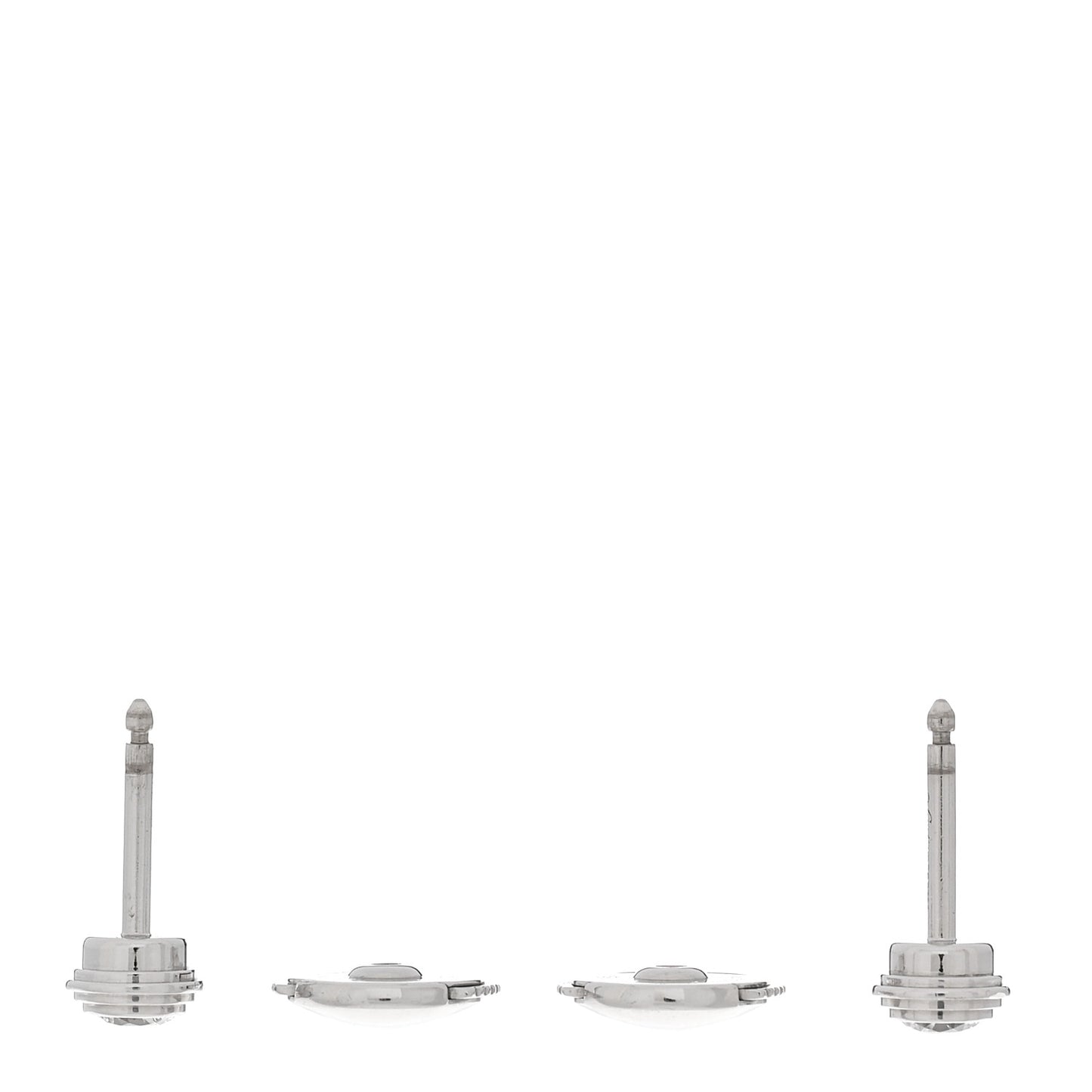 18K White Gold Diamond MM D'Amour Earrings