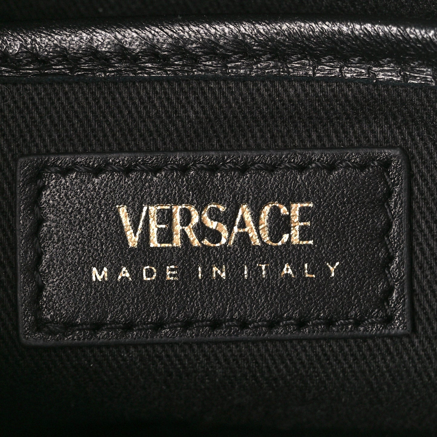 Nappa Quilted Virtus Shoulder Bag Black