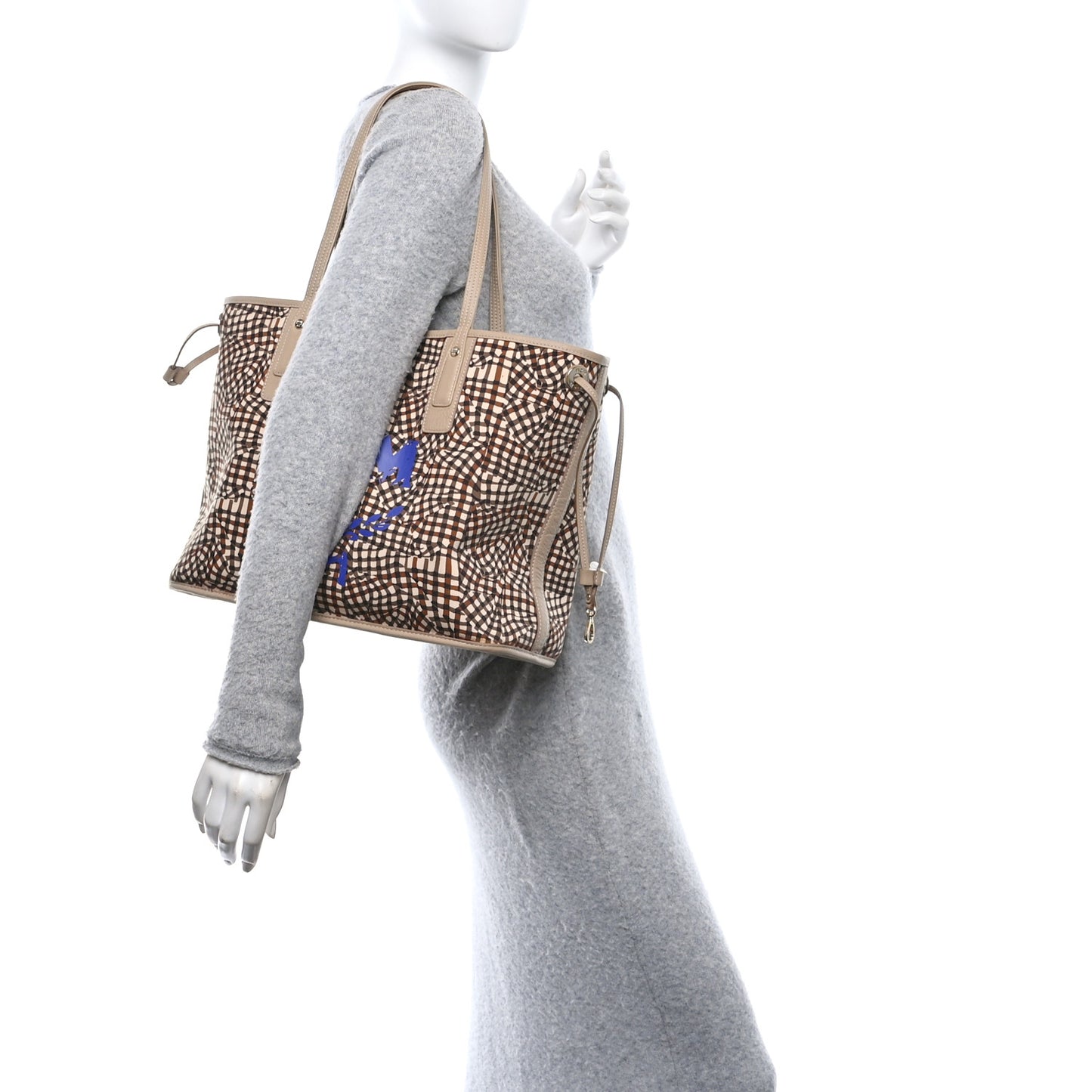Visetos Medium Liz Reversible Shopper Tote Beige