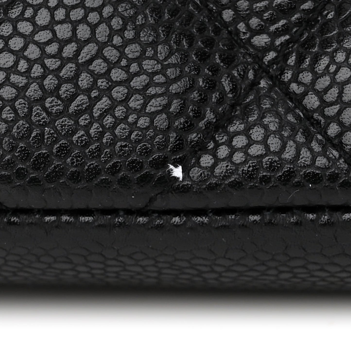 Caviar Quilted Petit Shopping Tote PST Black