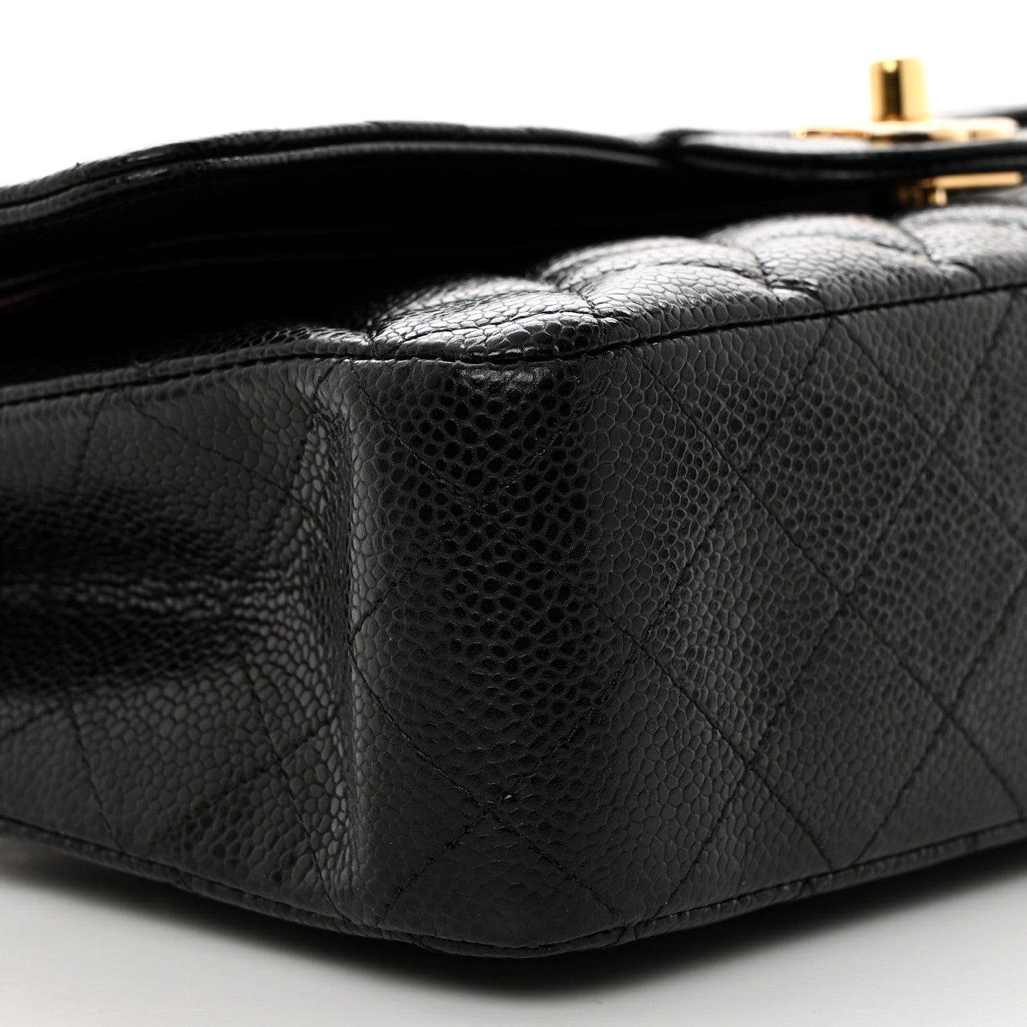 Chanel Caviar Quilted Medium Double Flap Black 9 of 10