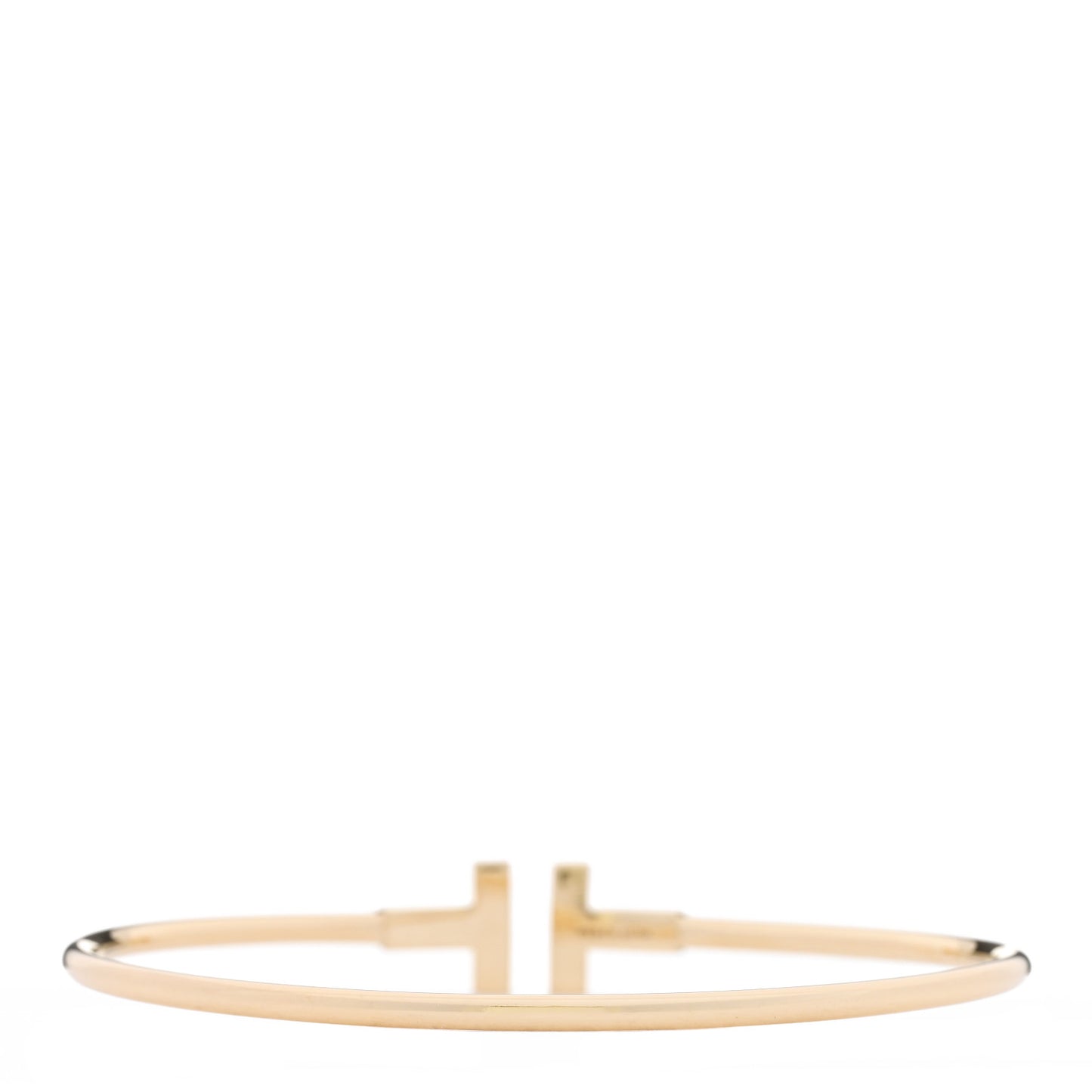 18K Yellow Gold T Wire Bracelet