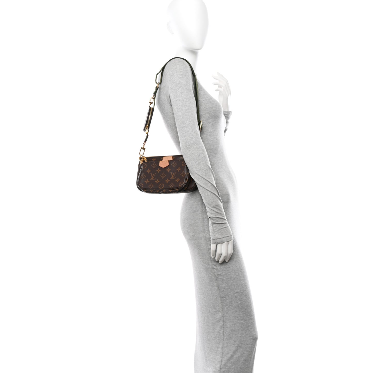 Monogram Multi Pochette Accessories Kaki