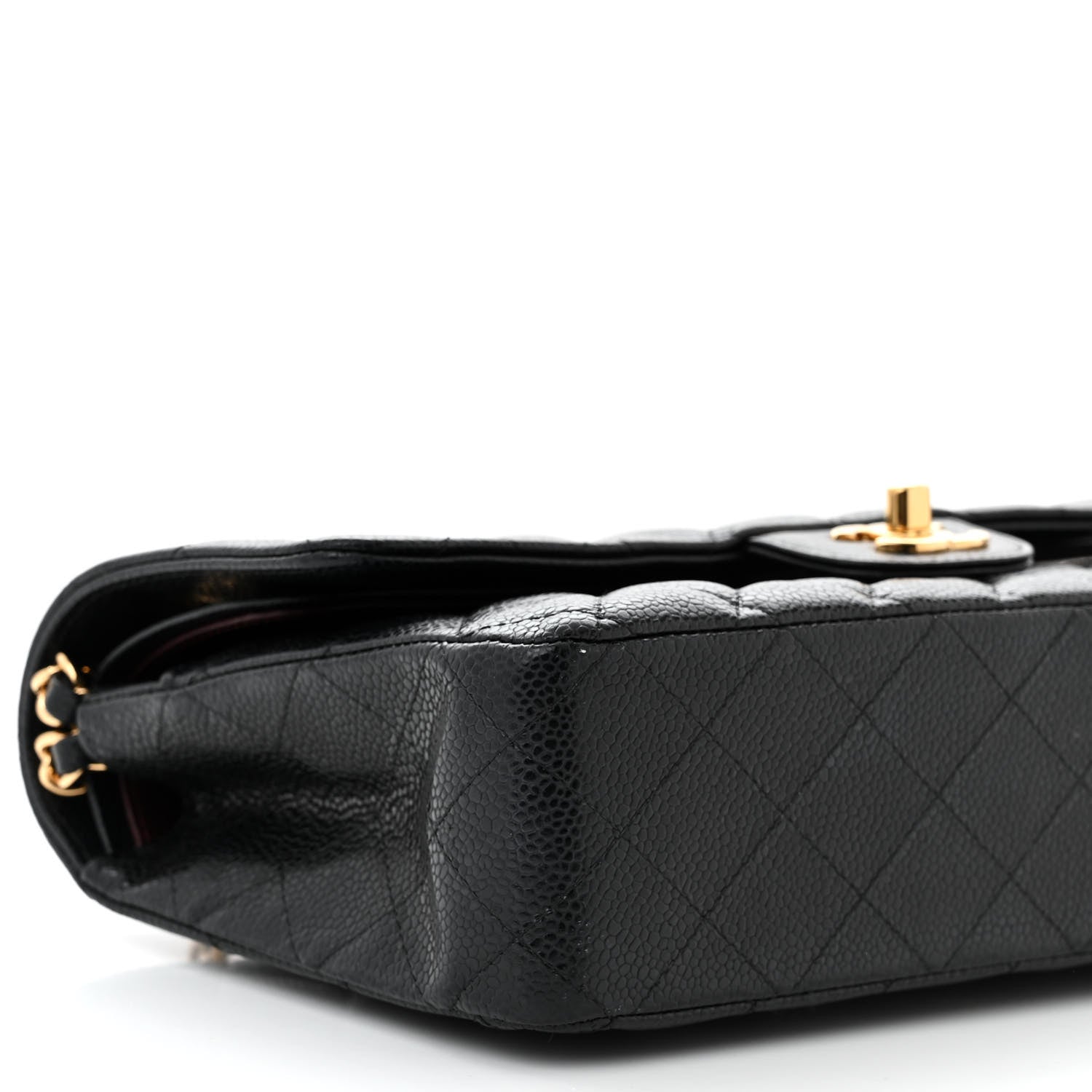 Chanel Caviar Quilted Medium Double Flap Black 9 of 11